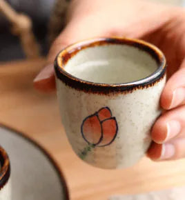 Japanese Style Ceramic Cup Set (Single Item)