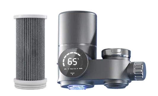 Kitchen Faucet Water Filter with LED Display (One Set)